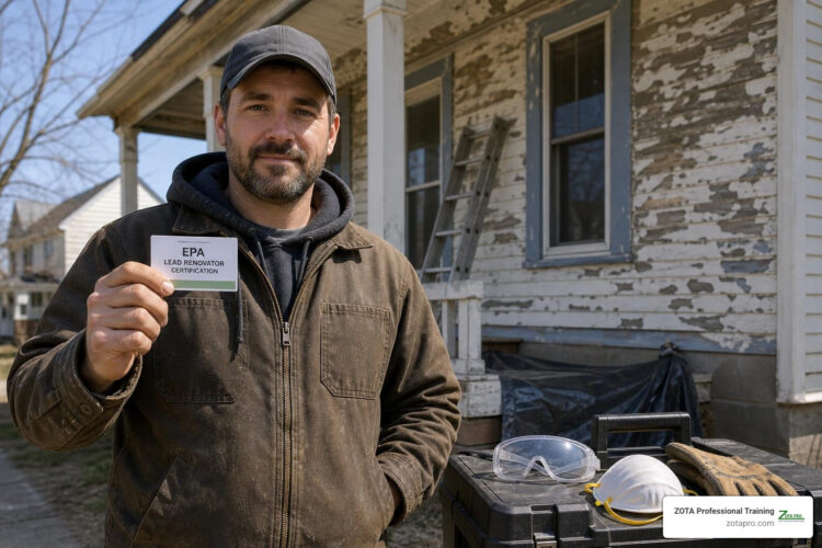 EPA lead renovator certification