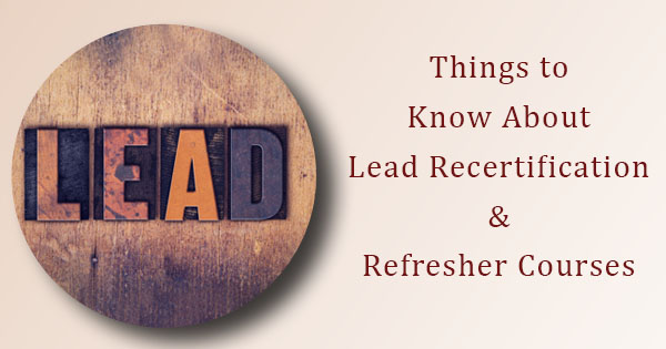 lead abatement refresher certification