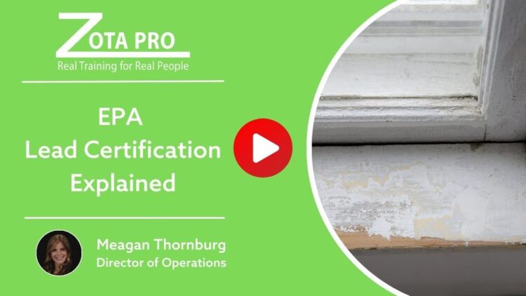 EPA Lead Certification Explained: Which Course Is Right for You?